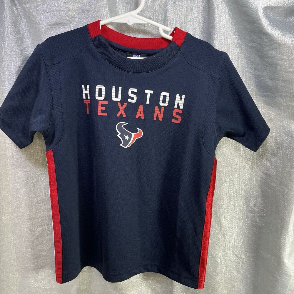 NFL APPAREL KIDS Houston Texans Team Jersey Screen Print Shirt Size M (5/6)